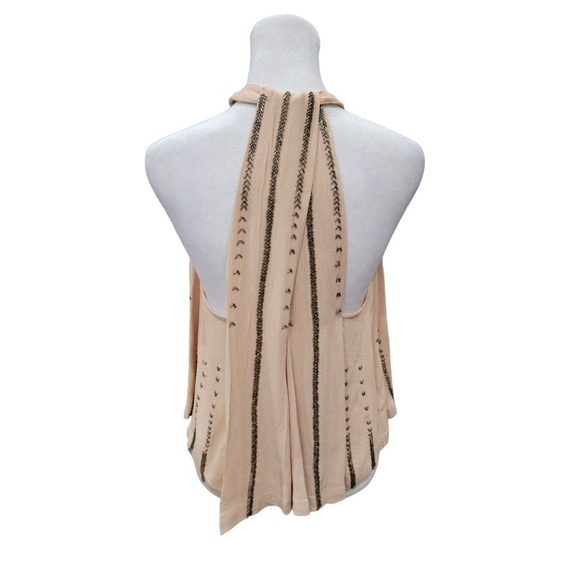 Free People Womens Shimmer and Shine Beaded Tank Top Size XS - Picture 6 of 12